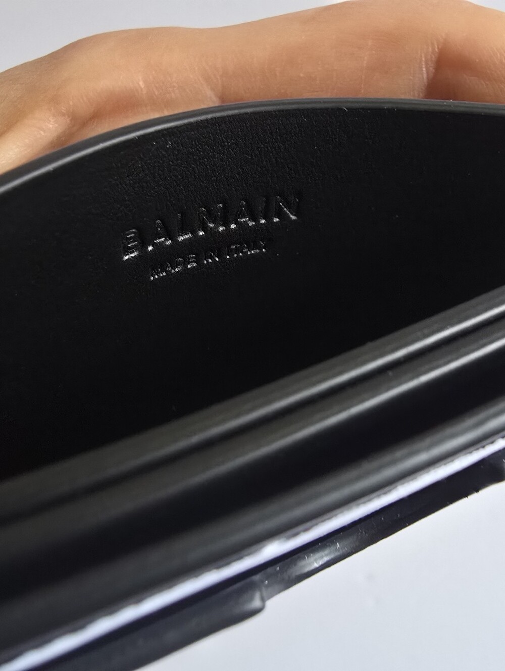 BALMAIN Leather Cardholder Black - Picture 5 of 10